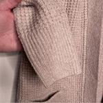 Caslon  NWT Oatmeal Beige Heather Open Front Cardigan Sweater Size XS Photo 4