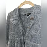 BCBGMAXAZRIA Wool Angora ButtonFront Peplum Cardigan Quiet Luxury Classic Chic M Photo 11