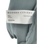 Modern Citizen  Aileen Tie Shoulder Maxi Dress Pleated Ruched Hem Teal Size Small Photo 4