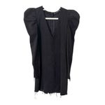 ZARA  Denim Puff Shoulder‎ Mini Dress Sz XS Photo 1