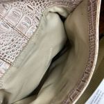 Brahmin Beige Croc-Embossed Leai Shoulder Bag with dust bag, care cards Photo 2