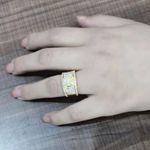 Zales 14k Gold Plated Micropave CZ Size 7 Photo 4