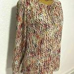 The Limited  women’s satin long sleeve printed top size M Photo 5