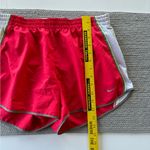 Nike Coral Red Lime Yellow Dri Fit Running Shorts Size Large Photo 5