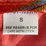 Walker Boutique Boho Floral Tie Front Crop Top Red Multicolor Festival Size S Photo 6