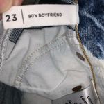 Pac Sun 90s boyfriend high rise straight leg bleached jeans sz 23 Photo 7