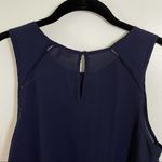 Luxe Apothetique Navy Lace Cutout Detail Tank Photo 3