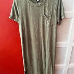 Jessica Simpson Finlee Green Midi T Shirt Dress Large Photo 2