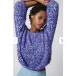 Urban Outfitters NWOT   UO Jamie Fuzzy Sweater  Purple Soft Medium Photo 3