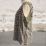 Jones Studio  Black and Cream Patterned Blouse Size Large Photo 1