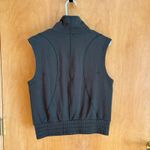 Athleta  Allyson Felix Quarter Zip Sleeveless Cropped Sweatshirt Vest Green XXS Photo 1