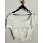 Free People Bali Alana Top & Pant Set in Cloud Dancer Combo Size Medium Photo 5