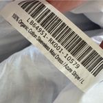 Quince  100% Organic Cotton Sleeveless Maxi Dress Size Large Striped Blue White Photo 14