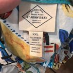 st. john's bay Sleeveless Button Up Collared Tropical Collared Cotton Size XXL Vacation Photo 9