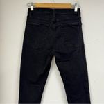 frame denim Black Le High Skinny Raw Step Hem Jeans Womens 27 Fall Denim Classic Photo 7