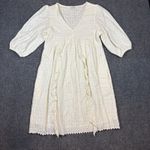 Sundance  Crochet Dress White Size M Cottagecore Boho Beach Photo 0