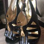 Michael Kors  heels with gold zipper Photo 1