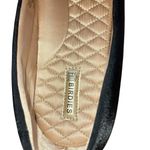 NWOT Birdies The Finch Rare Black Satin Flats with Floral Toe Decoration Photo 3