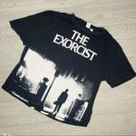 wb the exorcist horror Halloween short sleeve t shirt size small cropped Black Photo 0