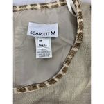 Scarlett M Women's Casual Dress with Necklace Tan Size 18W Photo 2