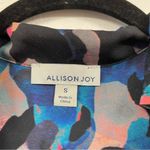 Allison Joy  Blue Floral Boho Tie Neckline Blouse Womens S Evereve Top Shirt Photo 6