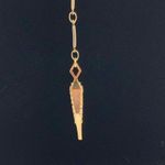 Luv AJ Gold Tone Pave Tusk Celestial Lariat Necklace Crystal Photo 4