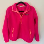 Vineyard Vines Pink Fleece Quarter Zip Photo 1