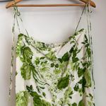 Reformation  Louelle Dress Rialto White & Green Floral NWT Summer Dress Size 12 Photo 7