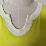 Cable & Gauge yellow and blue short sleeved sweater Photo 1