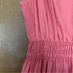 Anthropologie  Maeve Sleeveless Tiered Maxi Dress Coral Size 8 Photo 3