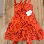 Free People Matilde Coral Mini Dress NWT Photo 3