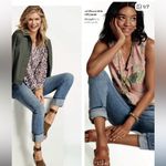 CAbi  5309 Womens High Straight Medium Light Wash Denim Jeans Classic  Size 2 Photo 1