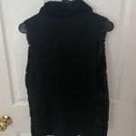Chico's Black Faux Fur Vest Photo 2