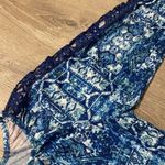 French Laundry  Tie Front Lace Inset Boho Shirt | Top Photo 6