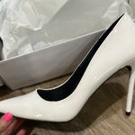 Elegant White High Heel Pumps Photo 0