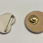 Lot Of 2 Hand Made Hand Crafted Ceramic Brooch Pins Hand Painted Photo 6