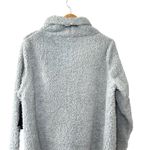 Marc New York Performance Gray Sherpa Pullover Women L Fleece Funnel Neck Cozych Photo 4