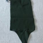 Free People Free PeopleCatch Up Bodysuit in Army Catch Up Bodysuit in Army Green M/L Photo 5