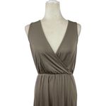 Lulus NWT  Surplice Sleeveless Maxi Dress with Side Slit Cutout Back Size Small Photo 1