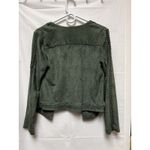 Gianni Bini DFG) Gianni‎ Bini Womens size XS Hunter Green jacket blazer Dillard's Faux Suede Photo 5