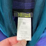 Dolcezza knit dress size medium long sleeve cowl neck drawstring pockets Photo 1