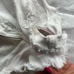 ZARA  White Denim Shorts Photo 2
