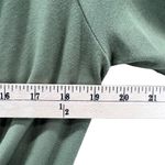 Soft Surroundings Top Womens L Green Draped Cowl Neck Pullover Blouse Minimalist Photo 3