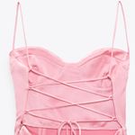 ZARA dress satin effect corset party coctail midi dress Photo 7