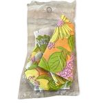 VASSAR APACHE Vintage Scarf Vibrant Floral Print NEW Orange Photo 5