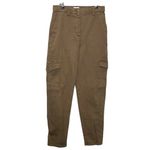Aritzia Wilfred Free Modern Cargo Pants Size 6 Brown Utility Cotton Stretch Street Style Photo 1