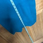 W By Worth Women’s boho  Teal Off-Shoulder Dress with White Stripes size S Photo 4