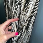 Peyton Jensen  Peri black and white abstract strapless capri jumpsuit small Photo 3