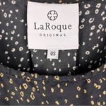 LaRoque Original Sz OS Black & Gold V Neck Tunic 100%‎ Silk Luxury Size L Photo 2