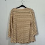 Croft & Barrow  Mustard Yellow Long‎ Sleeve Top XL Photo 3